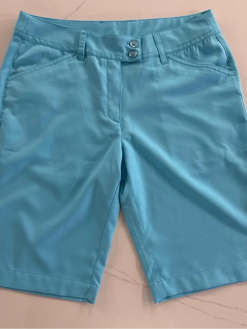Callaway Turquoise Stretch Athletic Shorts